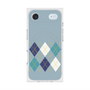 Premium Square Case with MagSafe［ Nordic Argyle - Blue ］