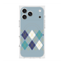 Premium Square Case with MagSafe［ Nordic Argyle - Blue ］