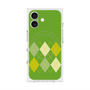 Premium Square Case with MagSafe［ Nordic Argyle - Green ］