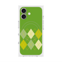 Premium Square Case with MagSafe［ Nordic Argyle - Green ］