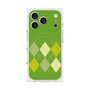 Premium Square Case with MagSafe［ Nordic Argyle - Green ］