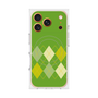 Premium Square Case with MagSafe［ Nordic Argyle - Green ］