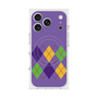 Premium Square Case with MagSafe［ Nordic Argyle - Purple ］