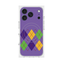 Premium Square Case with MagSafe［ Nordic Argyle - Purple ］