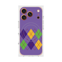 Premium Square Case with MagSafe［ Nordic Argyle - Purple ］