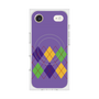 Premium Square Case with MagSafe［ Nordic Argyle - Purple ］