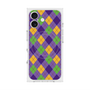 Premium Square Case with MagSafe［ Argyle - Purple ］