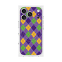 Premium Square Case with MagSafe［ Argyle - Purple ］