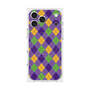 Premium Square Case with MagSafe［ Argyle - Purple ］