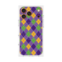 Premium Square Case with MagSafe［ Argyle - Purple ］