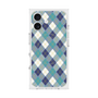 Premium Square Case with MagSafe［ Argyle - Blue ］