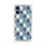 Premium Square Case with MagSafe［ Argyle - Blue ］