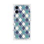 Premium Square Case with MagSafe［ Argyle - Blue ］