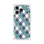 Premium Square Case with MagSafe［ Argyle - Blue ］