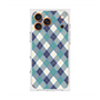 Premium Square Case with MagSafe［ Argyle - Blue ］