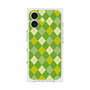 Premium Square Case with MagSafe［ Argyle - Green ］