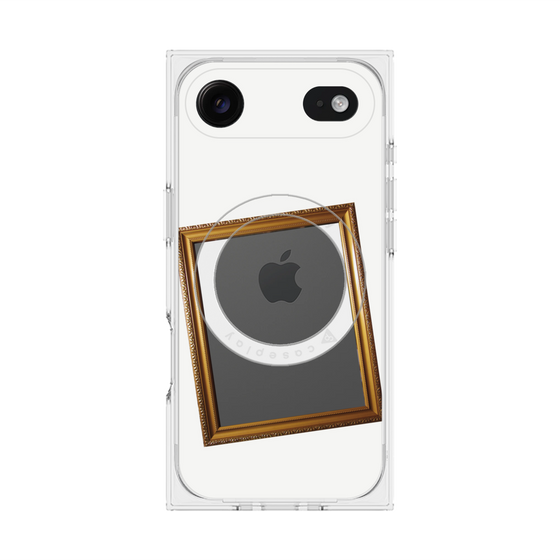 Premium Square Case with MagSafe［ Photo Frame - White ］