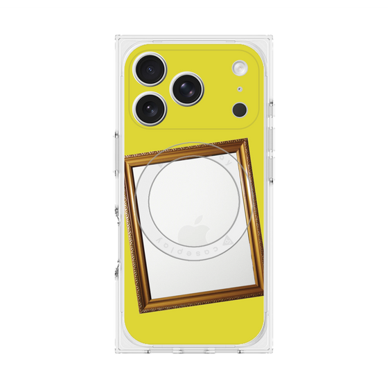Premium Square Case with MagSafe［ Photo Frame - Yellow ］