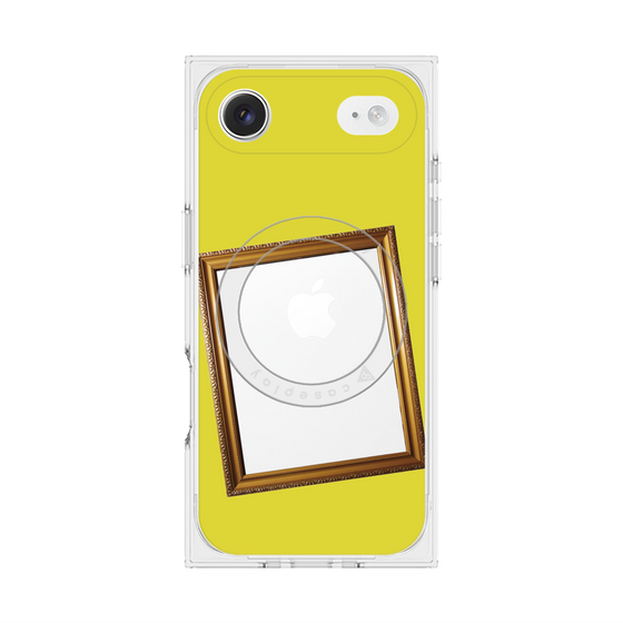 Premium Square Case with MagSafe［ Photo Frame - Yellow ］