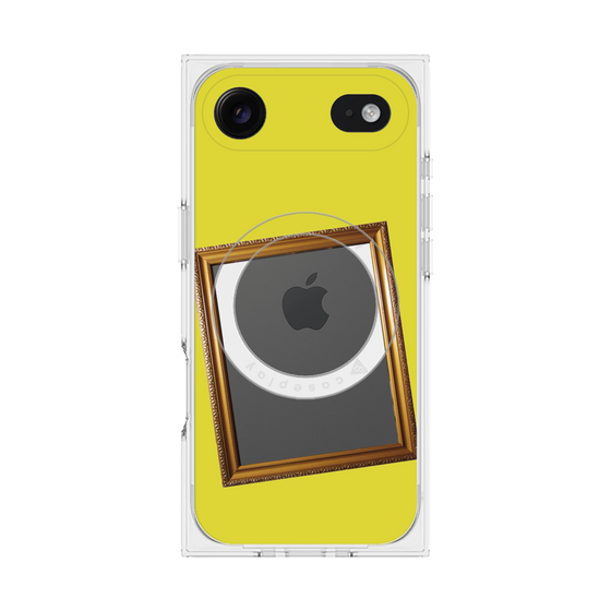 Premium Square Case with MagSafe［ Photo Frame - Yellow ］