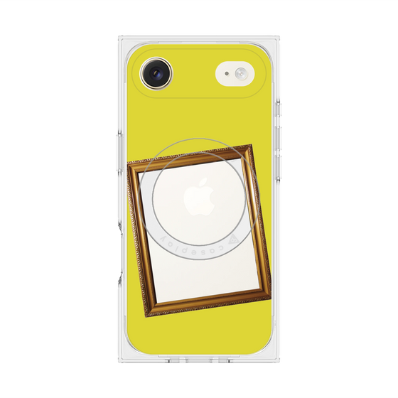 Premium Square Case with MagSafe［ Photo Frame - Yellow ］