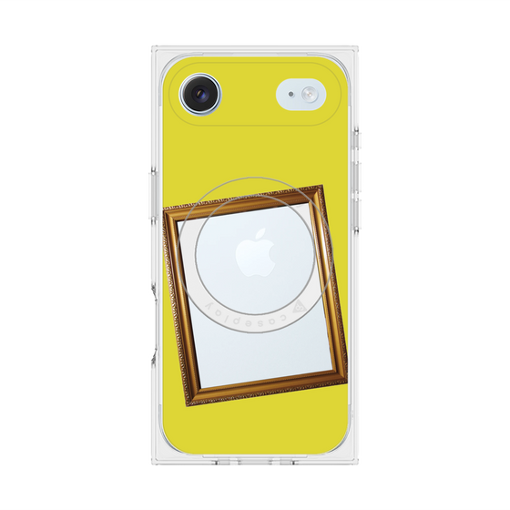 Premium Square Case with MagSafe［ Photo Frame - Yellow ］