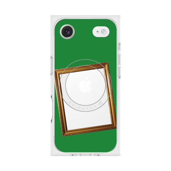 Premium Square Case with MagSafe［ Photo Frame - Green ］