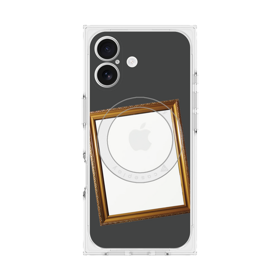 Premium Square Case with MagSafe［ Photo Frame - Gray ］