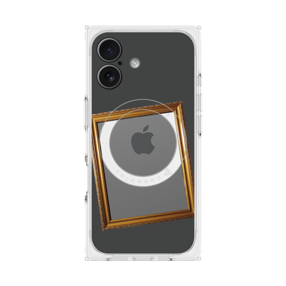 Premium Square Case with MagSafe［ Photo Frame - Gray ］