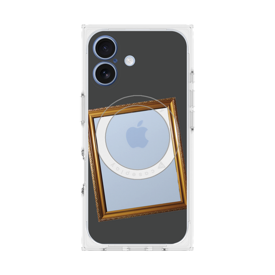 Premium Square Case with MagSafe［ Photo Frame - Gray ］