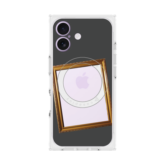 Premium Square Case with MagSafe［ Photo Frame - Gray ］