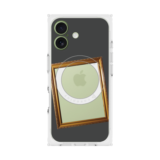 Premium Square Case with MagSafe［ Photo Frame - Gray ］