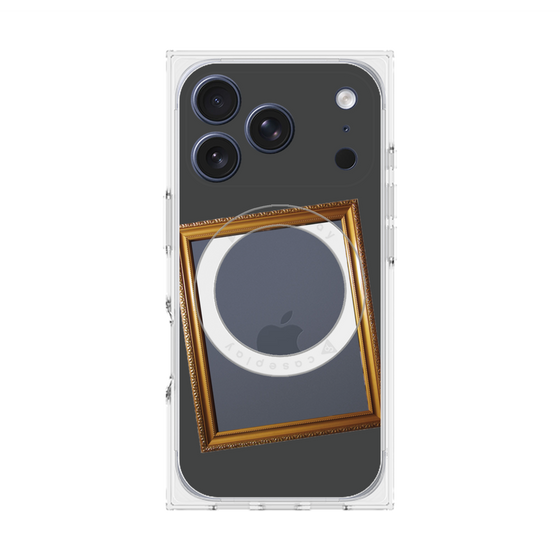 Premium Square Case with MagSafe［ Photo Frame - Gray ］