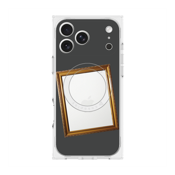 Premium Square Case with MagSafe［ Photo Frame - Gray ］