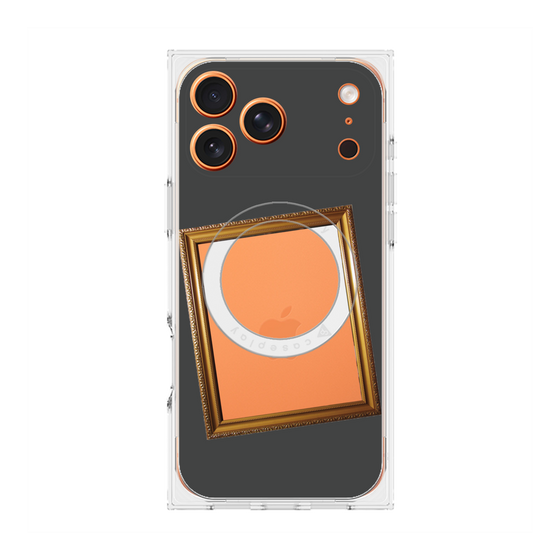 Premium Square Case with MagSafe［ Photo Frame - Gray ］