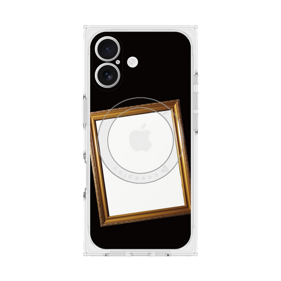 Premium Square Case with MagSafe［ Photo Frame - Black ］