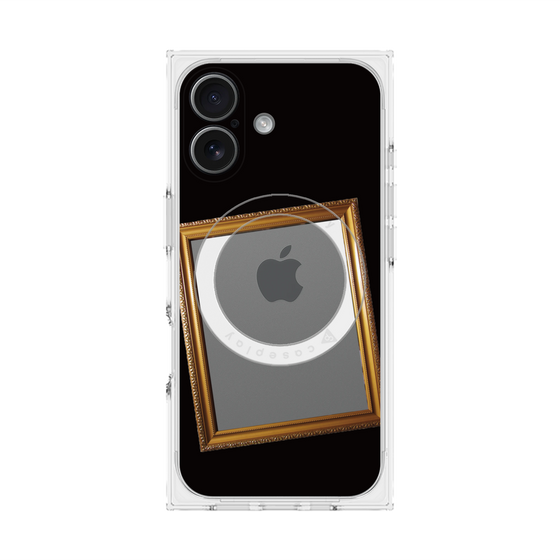 Premium Square Case with MagSafe［ Photo Frame - Black ］