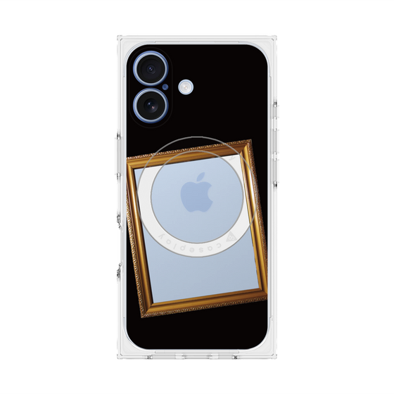 Premium Square Case with MagSafe［ Photo Frame - Black ］