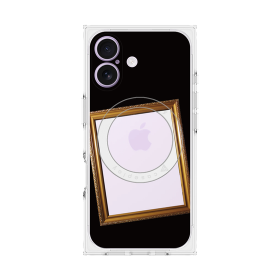 Premium Square Case with MagSafe［ Photo Frame - Black ］