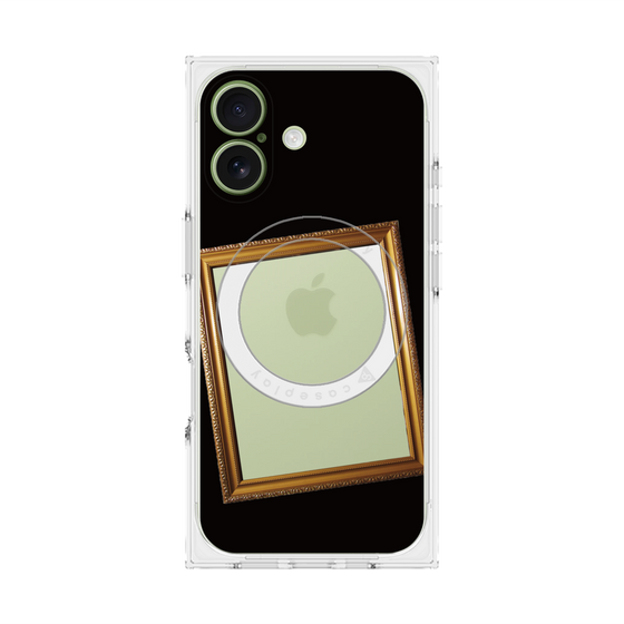 Premium Square Case with MagSafe［ Photo Frame - Black ］