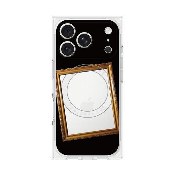 Premium Square Case with MagSafe［ Photo Frame - Black ］