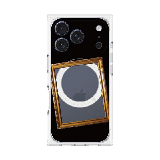 Premium Square Case with MagSafe［ Photo Frame - Black ］