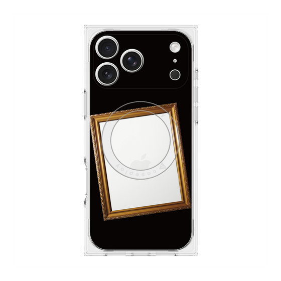 Premium Square Case with MagSafe［ Photo Frame - Black ］