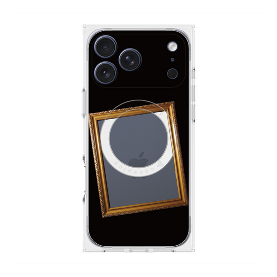 Premium Square Case with MagSafe［ Photo Frame - Black ］