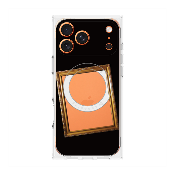 Premium Square Case with MagSafe［ Photo Frame - Black ］