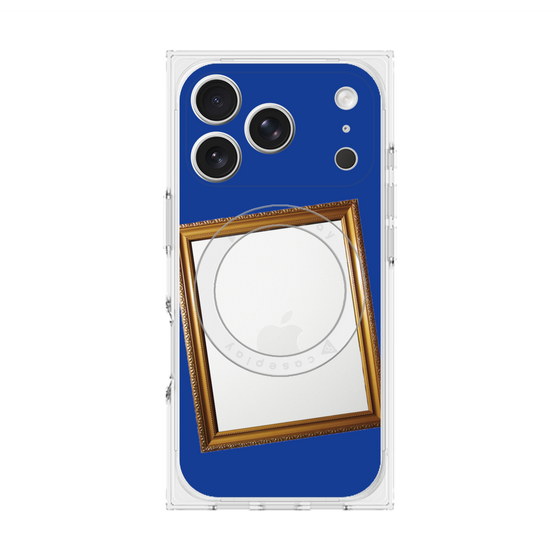 Premium Square Case with MagSafe［ Photo Frame - Blue ］