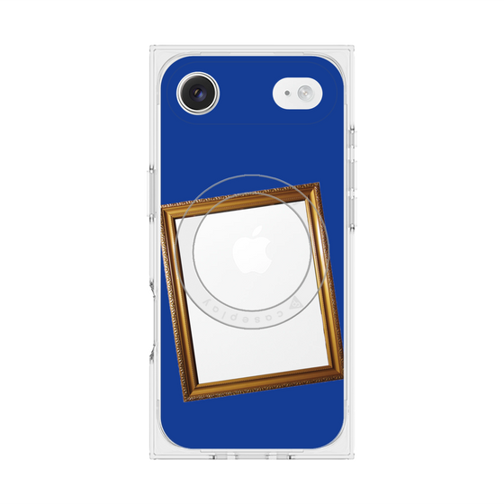Premium Square Case with MagSafe［ Photo Frame - Blue ］