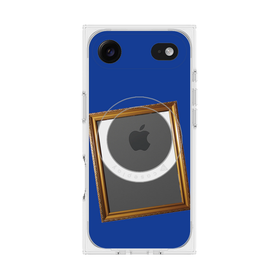 Premium Square Case with MagSafe［ Photo Frame - Blue ］
