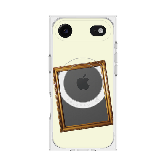 Premium Square Case with MagSafe［ Photo Frame - Ivory ］