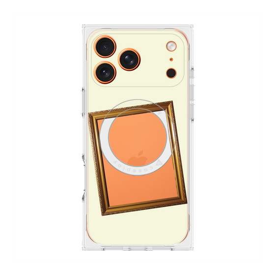 Premium Square Case with MagSafe［ Photo Frame - Ivory ］